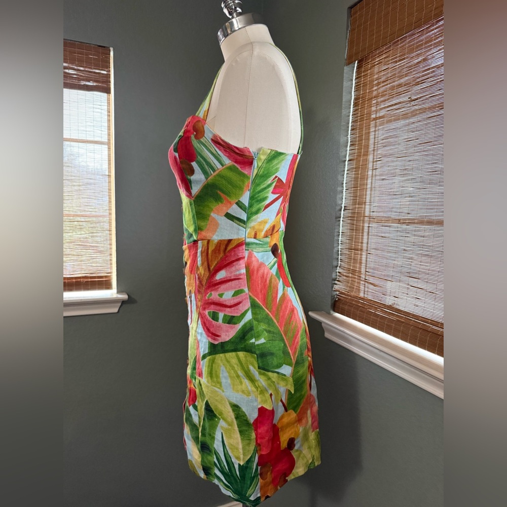 FARM Rio Tropical Leaf Print Sundress - Picture 3 of 5